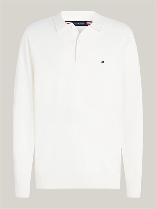 pullover uomo bianco TOMMY HILFIGER | MW0MW36519YBI